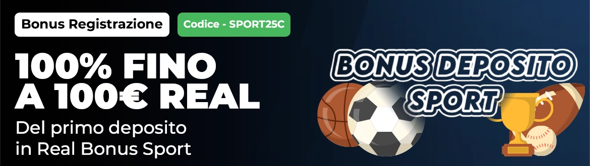 Bonus Registrazione Sport