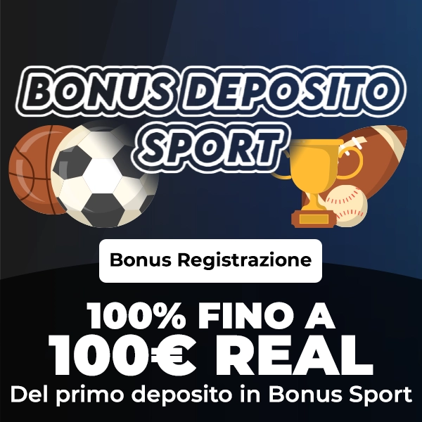 Bonus Registrazione Sport